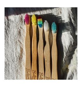 Betereproducten Bamboe tandenborstel voor kinderen geel