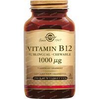 Solgar Vitamin B-12 1000Mcg 250 kauwtabletten