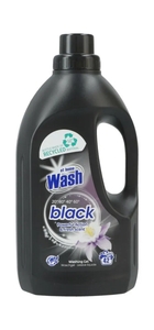 6 Flaschen á 1,5L at home Wash Flüssigwaschmittel Gel schwarze Wäsche 9L