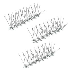 Set van 3x vogelpinnen / duivenpinnen / vogelwering 33 cm -