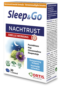 Ortis Sleep & Go Nachtrust Snelle Werking Tabletten