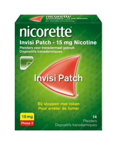 Nicorette Invisi Patch Pleisters 15mg