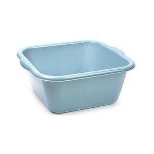 Forte Plastics Afwasbak teil - 10 liter - licht blauw - kunststof - 36 x x 14,5 cm -