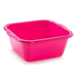 Forte Plastics Afwasbak teil - 15 liter - licht roze - kunststof - x x 16,5 cm -