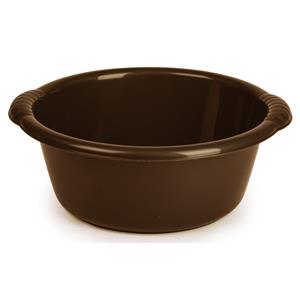 Forte Plastics Afwasbak teil - 15 liter - bruin - kunststof - 45,5 x 42,5 x 17 cm -