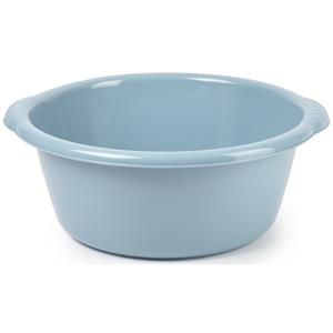 Forte Plastics Afwasbak teil - 20 liter - licht blauw - kunststof - 50 x 47 x 19,5 cm -
