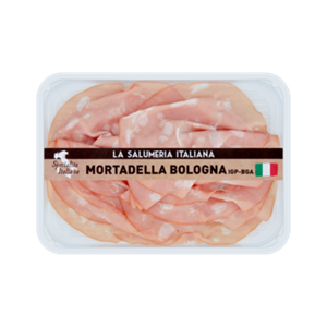 La Salumeria Italiana a Salumeria Italiana Mortadella Bologna 100g bij Jumbo