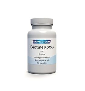 Nova Vitae Biotine 5000mcg keratine alfa