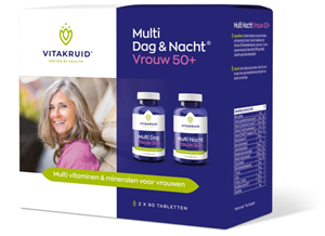 Vitakruid Multi Dag & Nacht Vrouw 50+