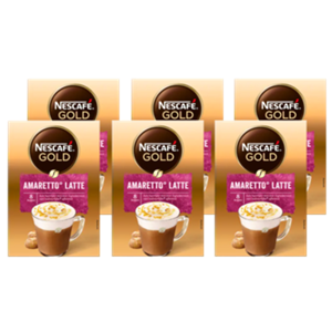 NESCAFÉ escafe Gold Amaretto Latte oploskoffie 6 x 8 zakjes bij Jumbo