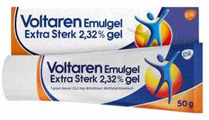 Voltaren Emulgel extra sterk 2,32% gel 50gr