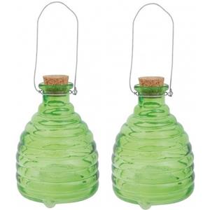 2x Wespenvangers groen 14 cm -