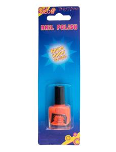 Mooie neon oranje nagellak