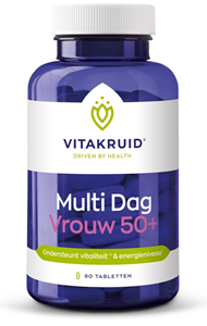 Vitakruid Multi Dag Vrouw 50+ Tabletten