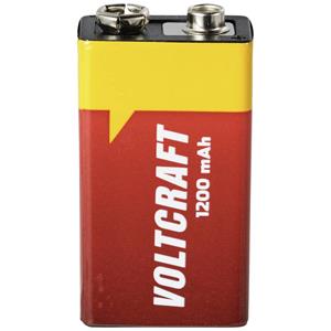 VOLTCRAFT VC-9V-Li-1200mAh 9V Block-Batterie Lithium 1200 mAh 9V 1St.