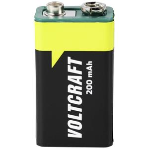 Oplaadbare 9V batterij (blok) NiMH 8.4 V 200 mAh 1 stuk(s)