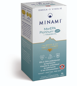 Minami MorEPA Mini Platinum + Vitamine D3 Softgels