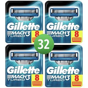 Gillette Combi Scheermesjes Mach3 Turbo 32 scheermesjes