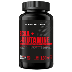 BCAA + Glutamin 12000 (180 caps)  capsules aminozuren BCAA Glutamin