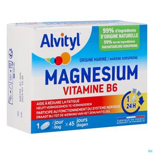 Alvityl Magnesium Vitamine B6 45 tabletten