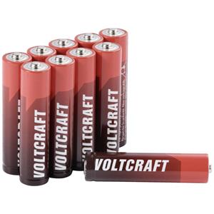 VOLTCRAFT Industrial LR03 AAA batterij (potlood) Alkaline 1350 mAh 1.5 V 10 stuk(s)
