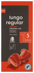 HEMA Koffiecups Lungo Regular - 20 Stuks