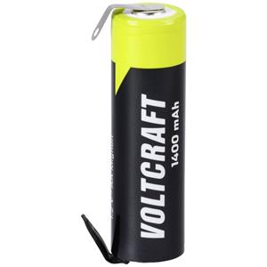 VOLTCRAFT A ULF Spezial-Akku Mignon (AA) U-Lötfahne, hochstromfähig NiMH 1.2V 1400 mAh