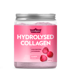 GYMQUEEN Collageen 400g Raspberry, framboos  poeder eiwit