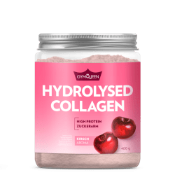 GYMQUEEN Collageen 400g Cherry, kers  poeder eiwit