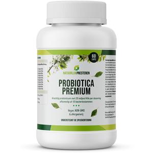 natuurlijkpresteren Probiotica Premium - 10 bacteriestammen - 9.6 miljard KVE - incl. Prebiotica - 60 caps