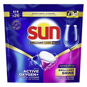 Sun Brilliant Shine All-in 1 Vaatwascapsules 26 stuks