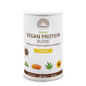 Mattisson Organic vegan protein blend vanilla 400g