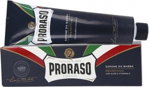 Proraso Blauw Scheercrème met Aloë Vera en Vitamine E- 150ml