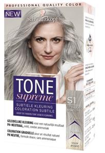 Schwarzkopf Tone supreme s1 licht zilvergrijs 1 stuk