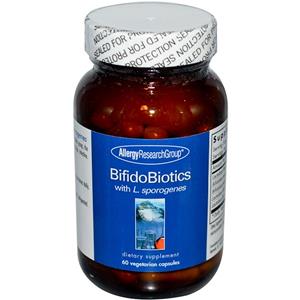 Allergy Research Group BifidoBiotics with L. Sporogenes 60 Veggie Caps - 