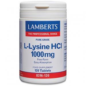 Lamberts L-lysine 1000 mg 120 tabletten