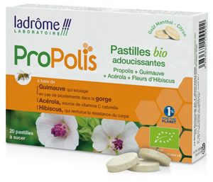 Ladrôme Propolis + Hibiscus + Acerola Pastilles