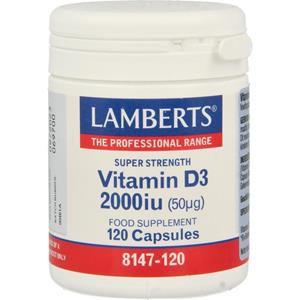 Lamberts Vitamine d3 2000ie 120 Capsules