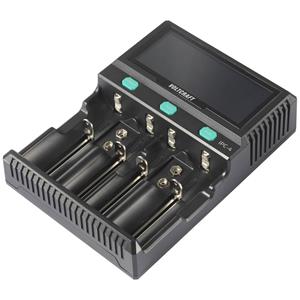 VOLTCRAFT IPC-4 Rundzellen-Ladegerät LiIon, LiFePO, NiMH, NiCd, LiFePO4 A, Mignon (AA), Micro (AAA)