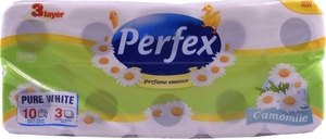 Perfex toiletpapier Camille 3 lagen - 10 rollen