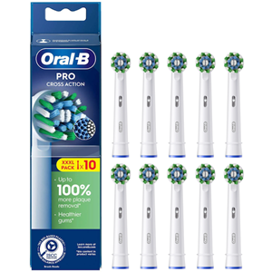 Oral-B Cross Action 8+2 GRATIS - CleanMaximiser opzetborstels