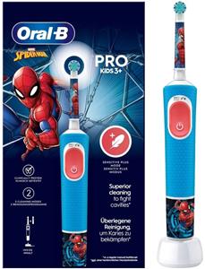 Oral B PRO KIDS 3+ Spiderman Tandenborstel Blauw