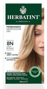 Herbatint Permanent haircolour gel 8n light blonde 150 ML