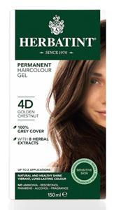 Herbatint Haarverf gel 4d goud kastanje 150 ML