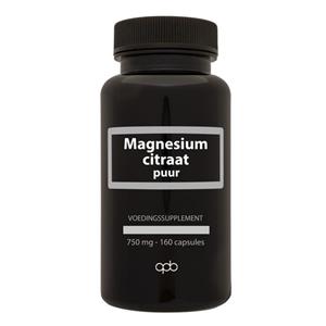 APB Holland Magnesium citraat puur 750 mg 160 Capsules