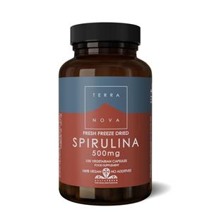 Terranova Spirulina 500 mg 100 Vegan Capsules