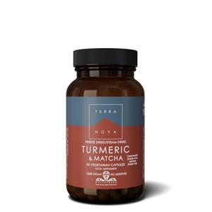 Terranova Turmeric & matcha 50 Capsules