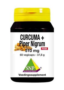 SNP Curcuma & piper nigrum 510 mg puur 60 Vegan Capsules