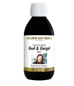 Golden Naturals Keel en gorgel elixer 250ml