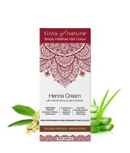 Tints Of Nature Henna cream golden brown semi permanent 70ML